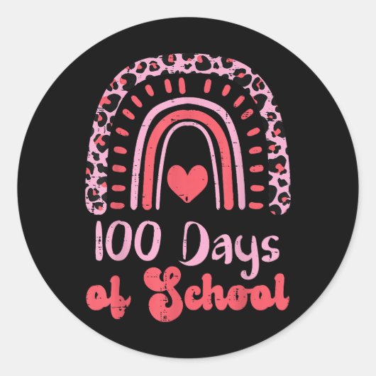 Happy Valentine's Day Design voor mannen en vrouwe Ronde Sticker (Voorkant)