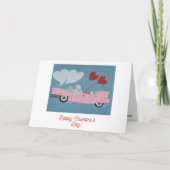 Happy Valentine's Day Doggie Folded Greeting Card Kaart (Voorkant)