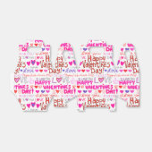 Happy Valentine's Day Doodles Bedankdoosjes (Uitgevouwen)