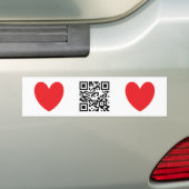 Happy Valentine's Day - Engels Bumpersticker (Op auto)