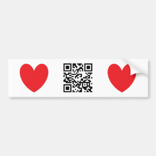 Happy Valentine's Day - Engels Bumpersticker