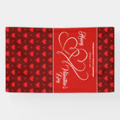 HAPPY VALENTINE'S DAY EVENT RED HEARTS BANNER (Horizontaal)