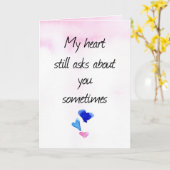 Happy Valentine's Day Ex Vriendin Hearts Pink Kaart (Gele Bloem)