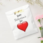 Happy Valentine's Day Favor Bag Bedankzakje (Gezegeld)
