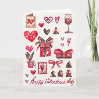 Happy Valentine's Day Feestdagen Kaart