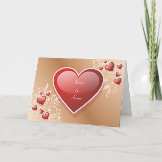 Happy Valentine's Day Feestdagen Kaart (Voorkant)