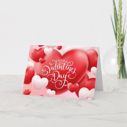 Happy Valentine's Day Feestdagen Kaart (Voorkant)