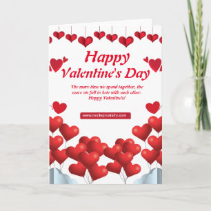 Happy Valentine's Day Feestdagen Kaart