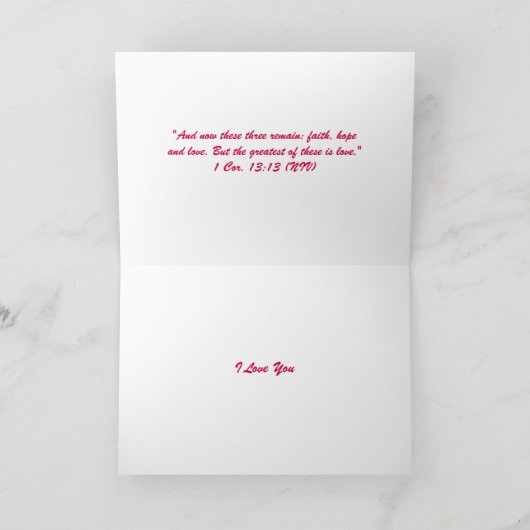 Happy Valentine's Day Feestdagen Kaart (Binnen)