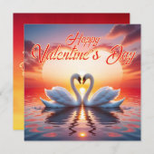 Happy Valentine's Day Feestdagenkaart (Voorkant / Achterkant)