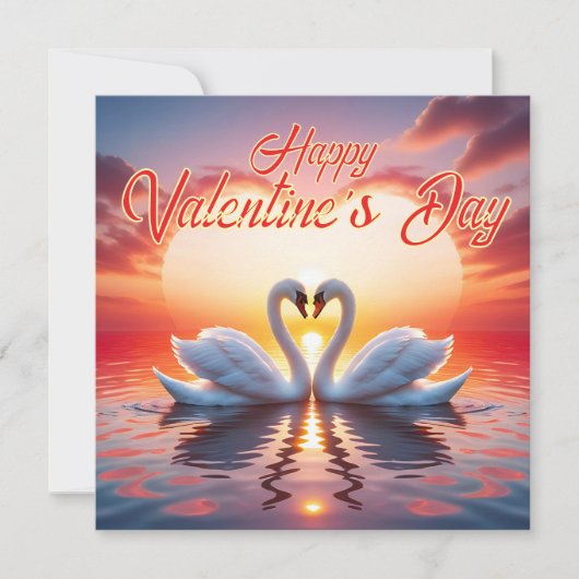 Happy Valentine's Day Feestdagenkaart (Voorkant)