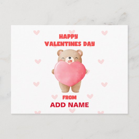 Happy Valentines Day Feestdagenkaart (Voorkant)