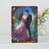 Happy Valentines Day Feestdagenkaart (Staand voorkant)