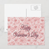 Happy Valentines Day Feestdagenkaart (Voorkant / Achterkant)