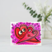 Happy Valentine's Day Feestdagenkaart (Staand voorkant)