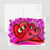 Happy Valentine's Day Feestdagenkaart (Voorkant / Achterkant)