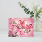 Happy Valentine's Day Feestdagenkaart (Staand voorkant)