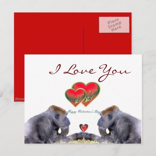 Happy Valentine's Day_ Feestdagenkaart (Voorkant / Achterkant)