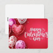 Happy Valentines Day Feestdagenkaart (Voorkant / Achterkant)