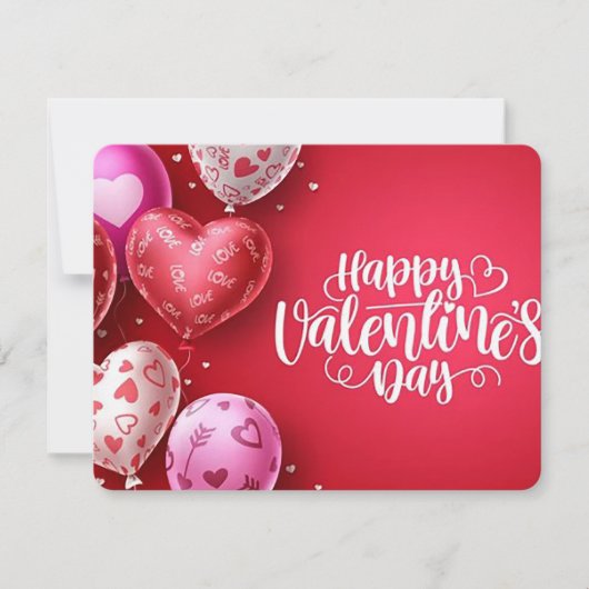 Happy Valentines Day Feestdagenkaart (Voorkant)