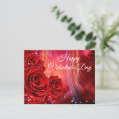 Happy Valentine's Day Feestdagenkaart (Staand voorkant)