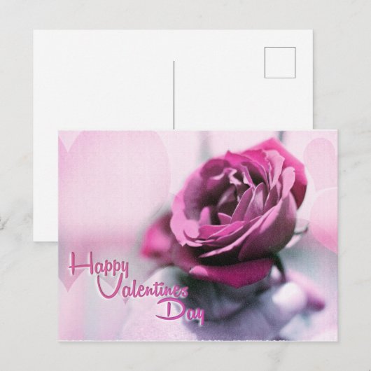 Happy Valentine's Day Feestdagenkaart (Voorkant / Achterkant)