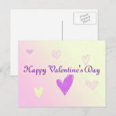 Happy Valentine's Day Feestdagenkaart (Voorkant / Achterkant)