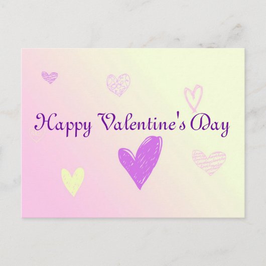Happy Valentine's Day Feestdagenkaart (Voorkant)
