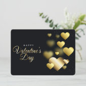 Happy Valentine's Day Feestdagenkaart (Staand voorkant)