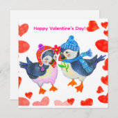 Happy Valentine's Day Feestdagenkaart (Voorkant / Achterkant)