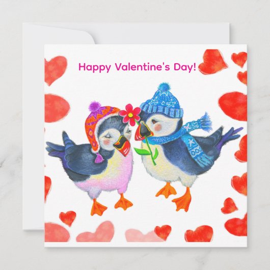 Happy Valentine's Day Feestdagenkaart (Voorkant)