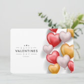 Happy Valentine's Day Feestdagenkaart (Staand voorkant)