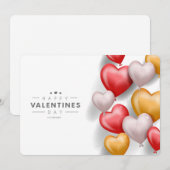 Happy Valentine's Day Feestdagenkaart (Voorkant / Achterkant)