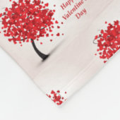 Happy Valentine's Day Fleece Blanket Deken (Hoek)