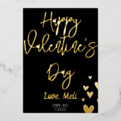 Happy Valentines Day Folie Feestdagenkaart (Voorkant)