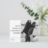 Happy Valentines Day | Foto-Briefkaart Briefkaart (Staand voorkant)