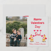 Happy Valentine's Day Foto Safari Kaart (Voorkant / Achterkant)
