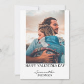 Happy Valentines Day Fotocard Feestdagenkaart (Voorkant)