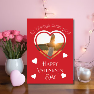 Happy Valentines Day-fotokaart Feestdagen Kaart