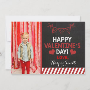 Happy Valentines Day-fotokaart Feestdagenkaart