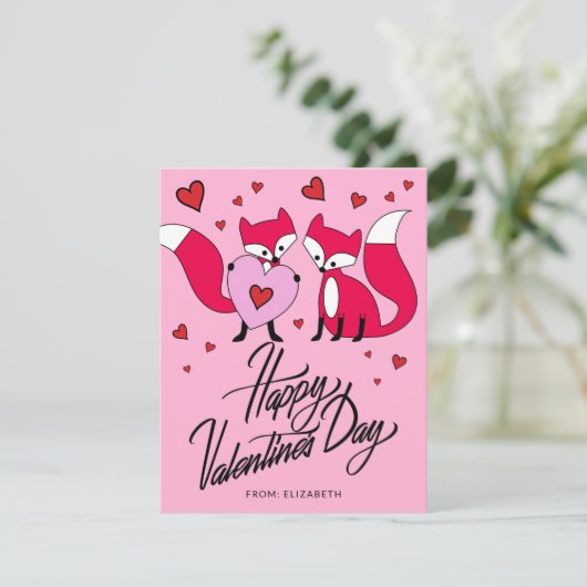 HAPPY VALENTINE'S DAY Foxy Friends (Staand voorkant)