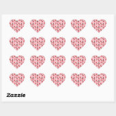 Happy Valentines Day French Bulldogs Hart Sticker (Vel)