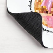 Happy Valentine's Day Funny Coquette Disco Ball Gi Muismat (Hoek)