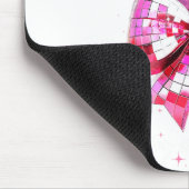 Happy Valentine's Day Funny Coquette Disco Ball He Muismat (Hoek)