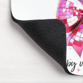 Happy Valentine's Day Funny Coquette Disco Ball He Muismat (Hoek)