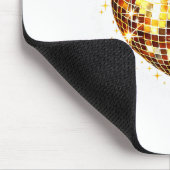 Happy Valentine's Day Funny Gold Coquette Disco Ba Muismat (Hoek)