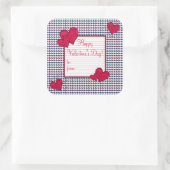 Happy Valentine's Day Gift Label Sticker (Tas)