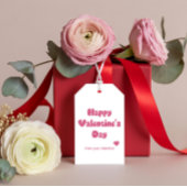 Happy Valentine's Day Glitter Cadeaulabel