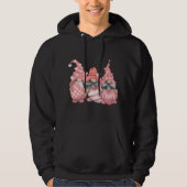 Happy Valentines Day Gnome Couple Matching Gifts L Hoodie (Voorkant)