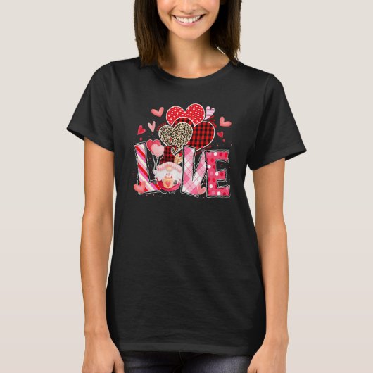 Happy Valentine's Day Gnome Love Funny Gift Kids G T-shirt (Voorkant)
